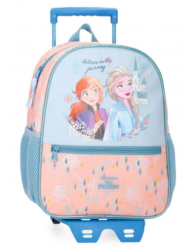 42122T1 MOCHILA ADAP 33CM. C/CARRO FROZEN BELIEVE IN THE JOU